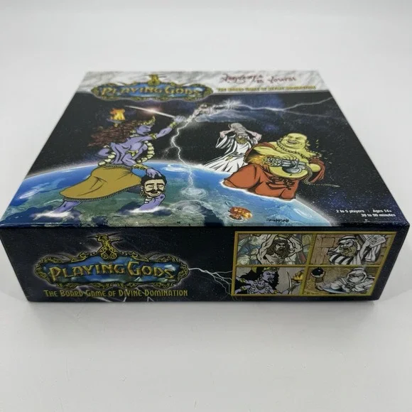 Playing Gods - The Board Game of Divine DominationSIGNED Benjamin Radford 2008